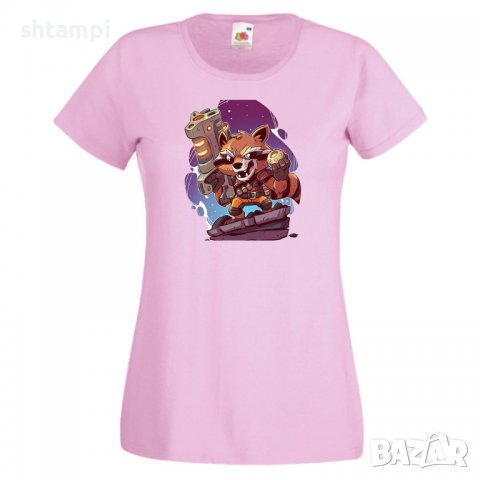 Дамска тениска Marvel Rocket Racoon 2 Игра,Изненада,Подарък,Геймър,