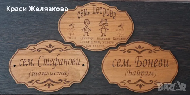 Табела за врата, снимка 4 - Декорация за дома - 56416025