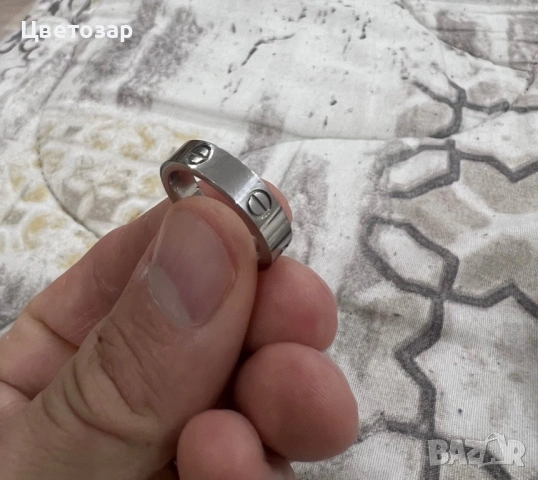 Пръстен тип Cartier, снимка 2 - Пръстени - 53998990