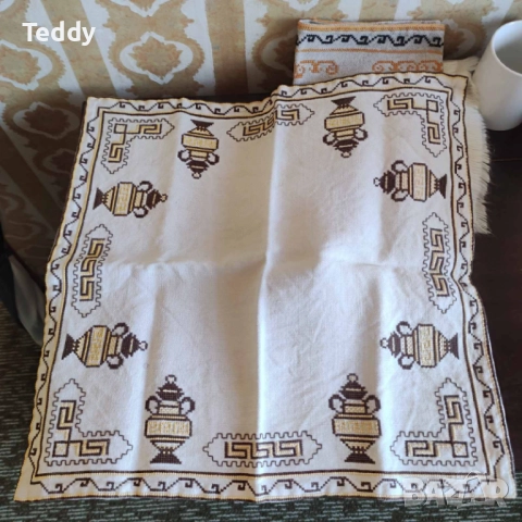 Винтидж покривки, салфетки, ръчно изработени, снимка 3 - Други - 52288157