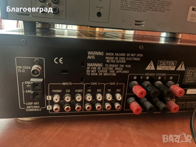 Ресивър Denon DRA-565RD

, снимка 3 - Ресийвъри, усилватели, смесителни пултове - 55952205