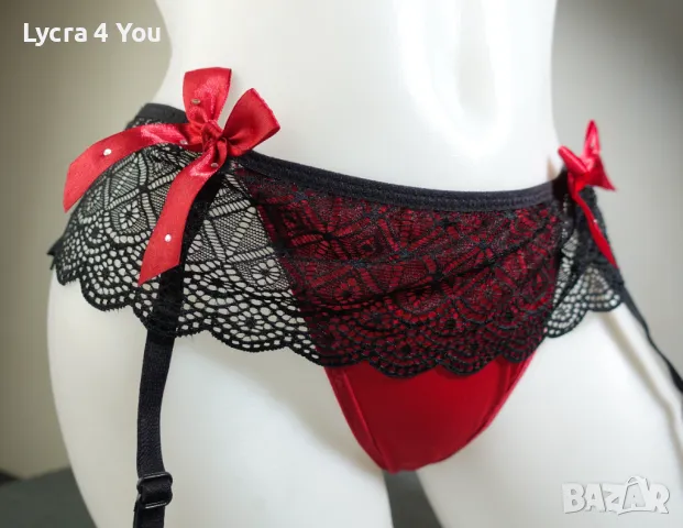 S/М дамска еротична прашка с вградени жартиери, снимка 8 - Бельо - 50039239