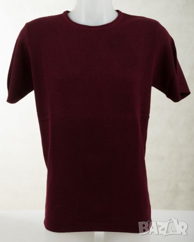 Мъжка блуза в цвят бордо Jimmy Sanders, снимка 1