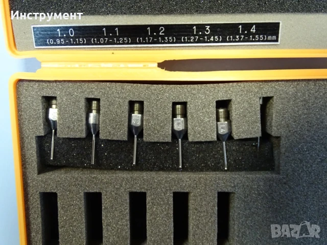 Вътромер 2-точков Mitutoyo 526-173 2-point Inside Measuring Instrument 0.95-1.55mm, снимка 3 - Други инструменти - 50827686