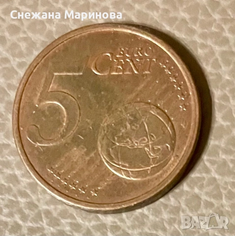 5 евро цента 2002 г, снимка 2 - Нумизматика и бонистика - 53307127