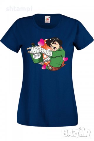 Дамска тениска Naruto Rock Lee,Анимация,игра,Празник,Повод., снимка 6 - Тениски - 37945968