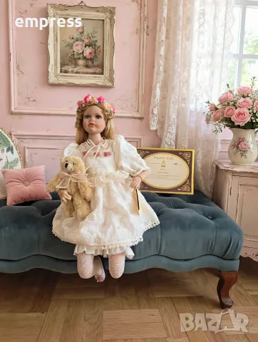 Намалена порцеланова кукла Alberon collection , снимка 2 - Колекции - 56235496