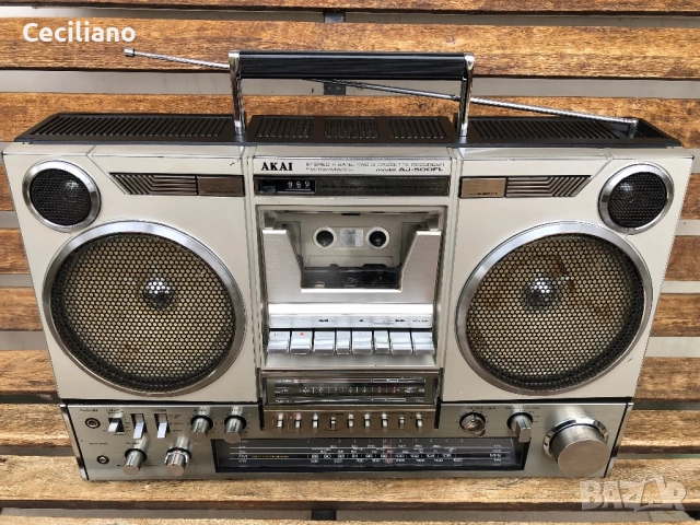 💥 450лв-Радиокасетофон AKAI AJ 500 FL , снимка 8 - Радиокасетофони, транзистори - 52593941