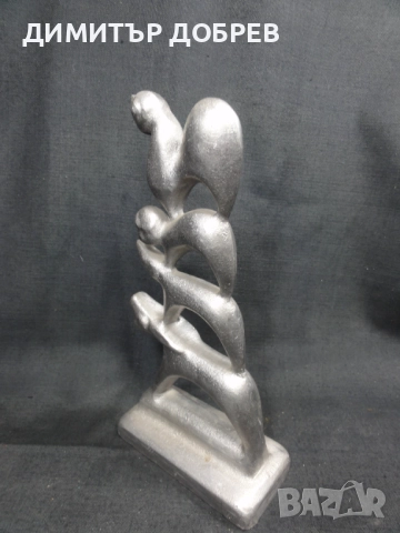 СТАРА РЕТРО МЕТАЛНА СТАТУЕТКА БРЕМЕНСКИТЕ МУЗИКАНТИ , снимка 3 - Антикварни и старинни предмети - 52329754