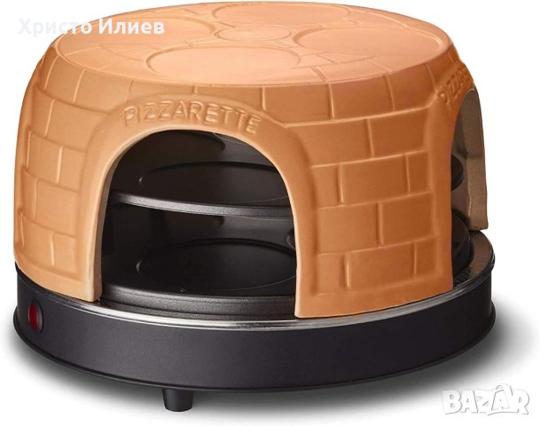 Фурна за пица 3 в 1 Скара Пещ за Мини пици Пицарка Emerio, снимка 3 - Печки, фурни - 42727863