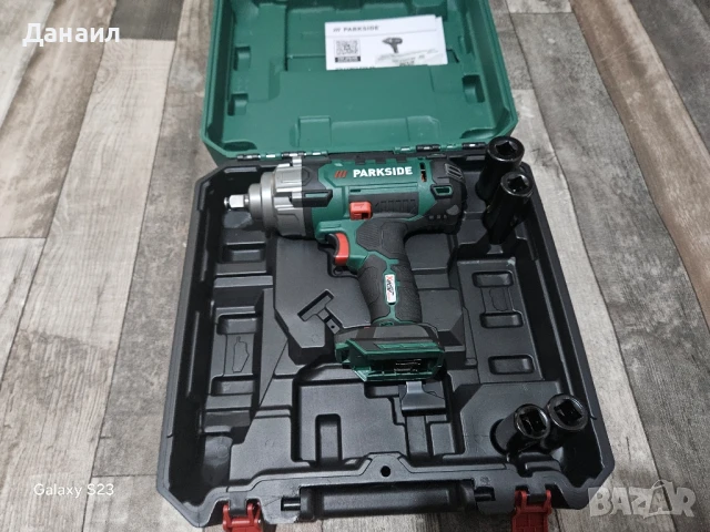 Акумулаторен гайковерт Parkside PASSK 20-Li C4/ 3 години гаранция, снимка 5 - Винтоверти - 47415403