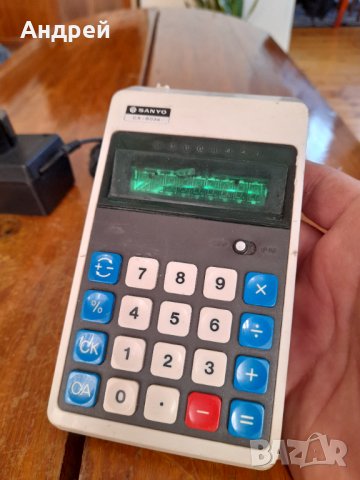 Стар калкулатор Sanyo CX-8034, снимка 2 - Други ценни предмети - 34135228