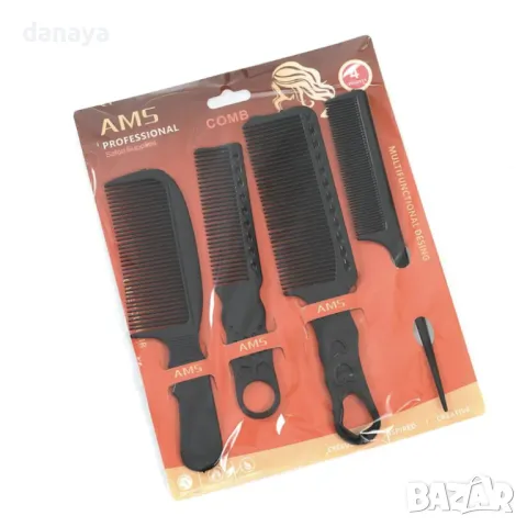 5923 Комплект гребени за коса, 4 броя