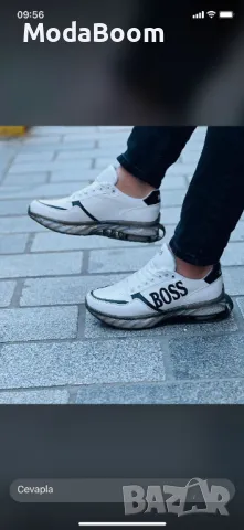 Boss мъжки маратонки Два цвята , снимка 2 - Маратонки - 48371609
