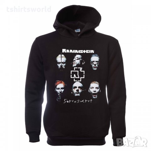 Нов мъжки суичър с дигитален печат на музикалната група Rammstein, Рамщайн - Sehnsucht, снимка 7 - Суичъри - 31912132