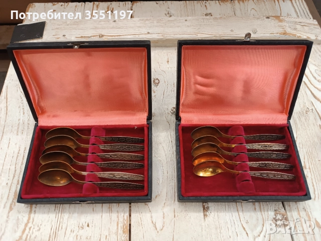 Стари неползвани много запазени руски лъжички в кутия 10 бр, снимка 9 - Антикварни и старинни предмети - 51789487