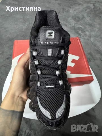 Nike Shox TL Black/Metallic Silver, снимка 2 - Спортни обувки - 56431682