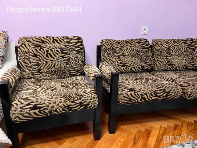 Дивани двойка тройка и фотьойл, снимка 7 - Дивани и мека мебел - 52964080