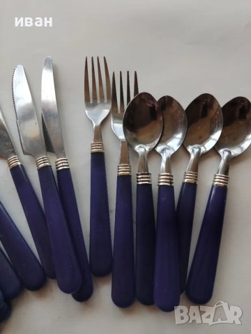 Вилици , Лъжици ,Ножове - 18 броя, снимка 5 - Прибори за хранене, готвене и сервиране - 47946308