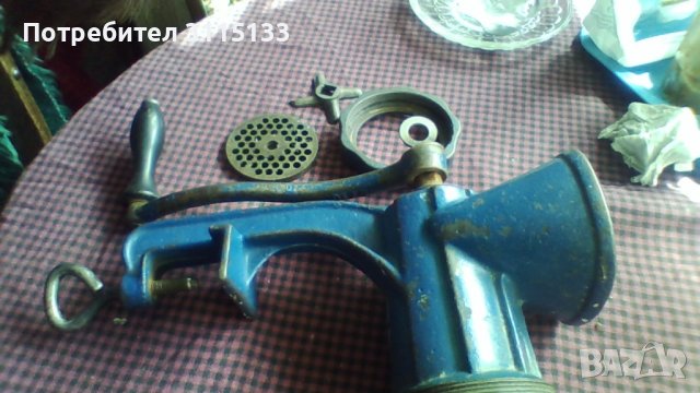 Ръчна машина за мелене на месо , снимка 3 - Месомелачки - 36604546