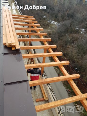 Изграждане на Дървени Навеси  София, снимка 7 - Ремонти на покриви - 39437791
