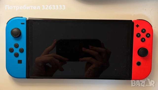 Nintendo Switch Oled 256gb + Игри и Кейс; Гаранция до 19.04.2026, снимка 3 - Nintendo конзоли - 53026406