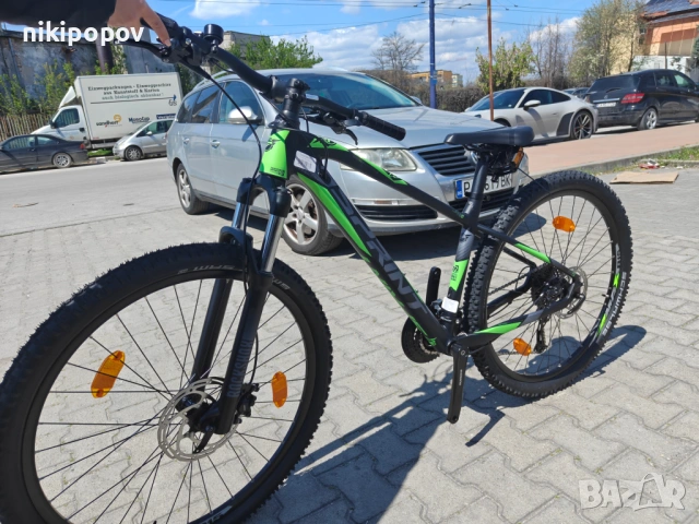 PA Велосипед 27.5" APOLON черен/зелен, снимка 7 - Велосипеди - 54276959