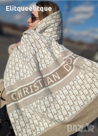 шалове chanel louis vuitton Christian Dior , снимка 8 - Шалове - 52430632