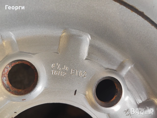 4бр.железни джанти за Mercedes Sprinter, VW Crafter 16 цола, снимка 2 - Гуми и джанти - 54186207