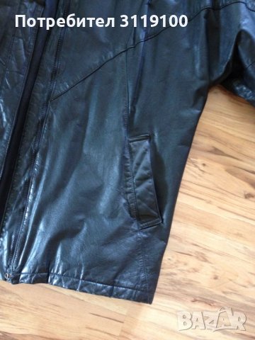 Страхотно кожено манто, снимка 3 - Якета - 42239202