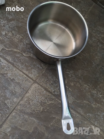 Тенджера -чисто нова, от неръждаема стомана, огледално полирана , марка CONTACTO. Размери: диаметър , снимка 3 - Съдове за готвене - 51509886