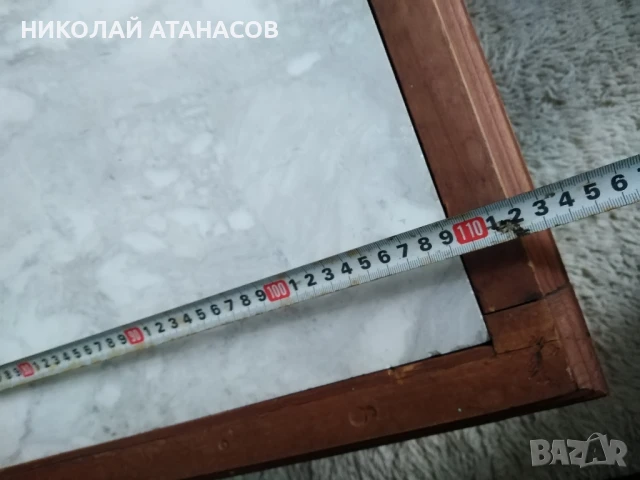 холна маса с мраморен плот, снимка 4 - Маси - 50506215