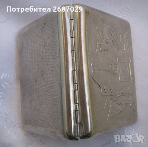 руска стара табакера кутия метал, снимка 4 - Други ценни предмети - 29408843
