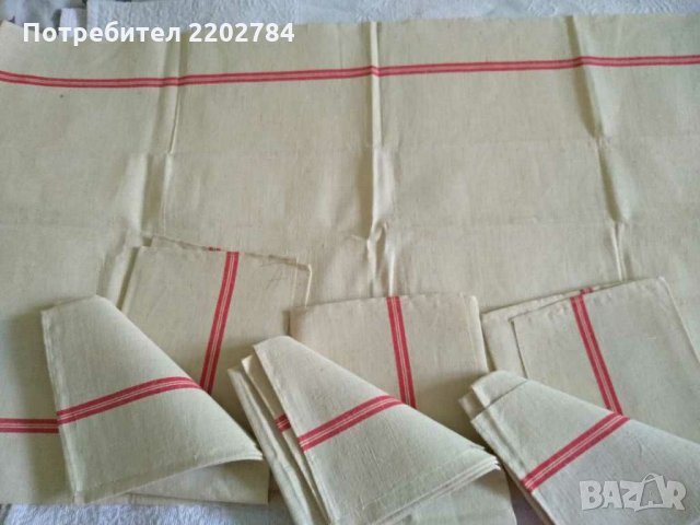 Битови,старинни големи ленени кърпи , снимка 1 - Покривки за маси - 29883129