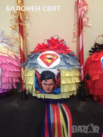 -50% Големи Пиняти Фортнайт Пес Патрул Опасният Хенри Масленка Супермен Калинката, снимка 7 - Други - 35467221
