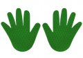 Ръце (длани) за маркиране при различни игри и тренировки за координация, чифт. 300204  нови  От една, снимка 2