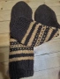 Ръчно плетени мъжки чорапи от вълна. Размер 44, снимка 9