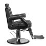 Италиански бръснарски стол Gabbiano Paulo в черен цвят, снимка 2