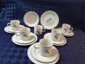 Порцеланов сервиз кафе,чай,мляко с декор гъски, снимка 2