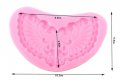 ОР74 Орнамент крила силиконов молд форма за декорация торта фондан шоколад и др, снимка 2