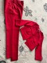 Червен сет/панталон и болеро/, снимка 1