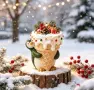 Молд кашпа коледен пингвин , снимка 5