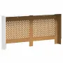 vidaXL Параван за радиатор, бял, 172x19x81,5 см, МДФ, снимка 6