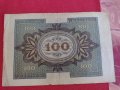 Райх банкнота 100 марки 1920г. Германия уникат за колекционери 28294, снимка 6