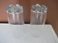 Лот от 2 бр. стъклени чаши, снимка 2