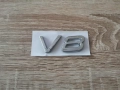 сребристa емблемa Volvo V8, снимка 1