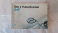 Оригинална книжка на Volkswagen Golf - VW - италианкси, снимка 1