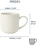 Нов комплект от 4 броя Керамични Чаши Mikasa Cranborne 320ml Подарък дом кухня, снимка 3