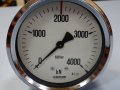 Манометър Fessel 630 bar 4000kN Ф 100 pressure gauge, снимка 2