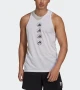 Adidas Run Logo Tank Top - страхотен мъжки потник КАТО НОВ 2ХЛ, снимка 1